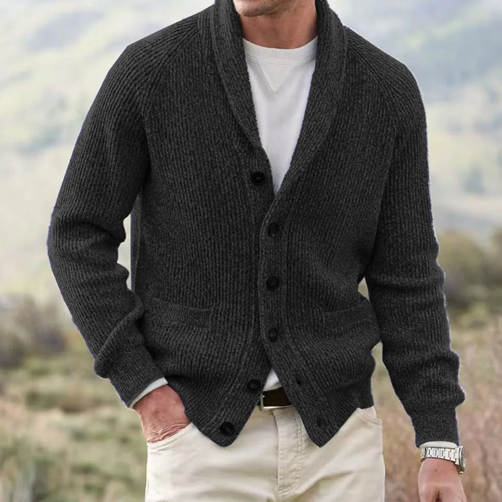 MEN'S CASUAL WARM CARDIGAN SWEATER COAT