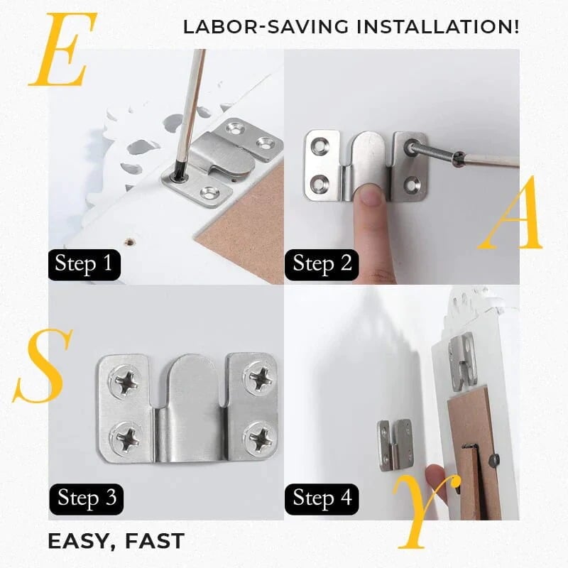 🔥LAST DAY 60% OFF🔥Stainless Steel Interlock Hanging Buckle-Buy 5 get 5 (10 pairs)-FREE SHIPPING