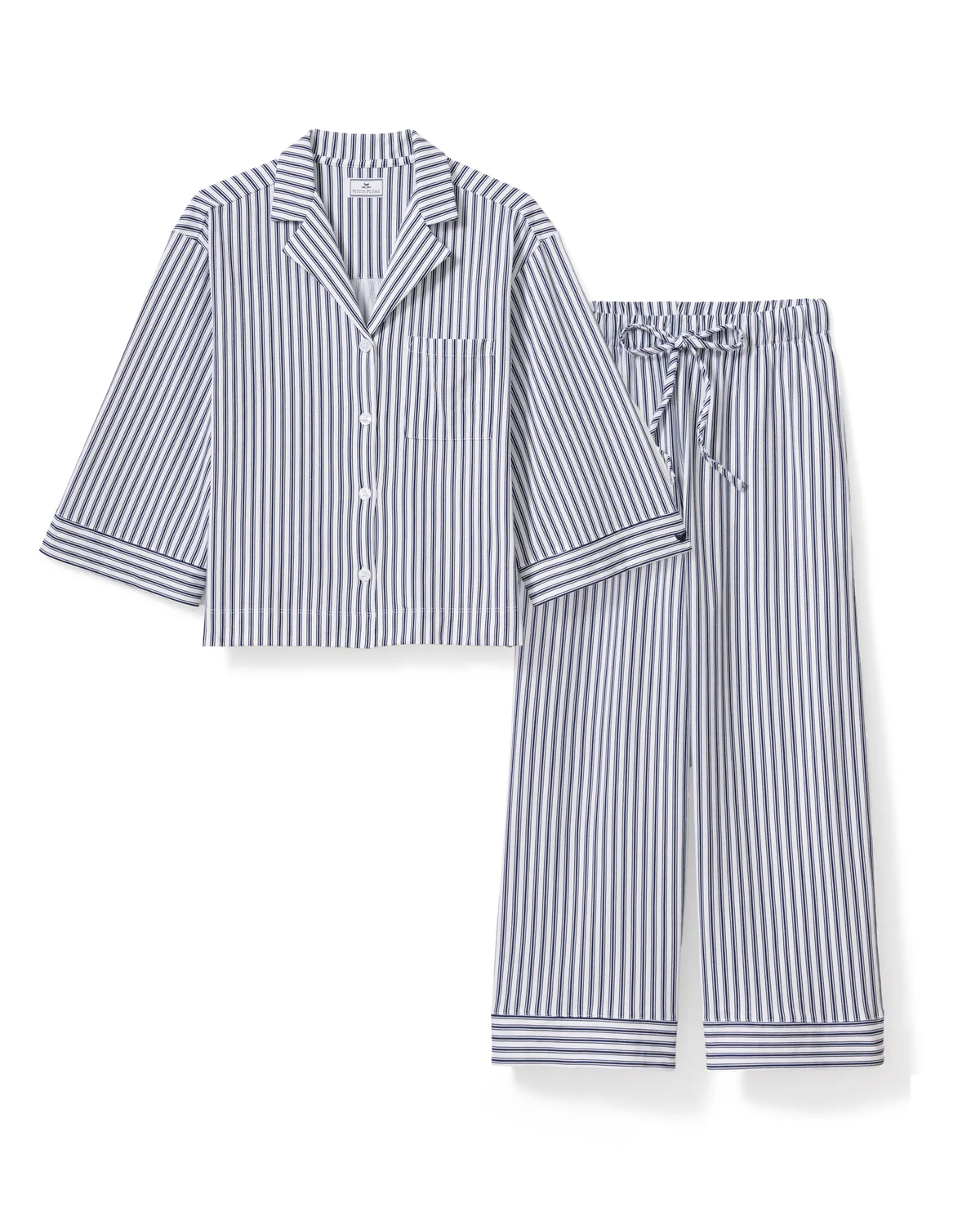 The Olivia Wide-Leg Pima Cotton Pajama Set