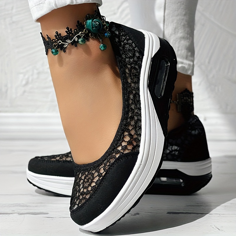 Women's Comfortable Orthopedic Lace Mesh Walk Shoes