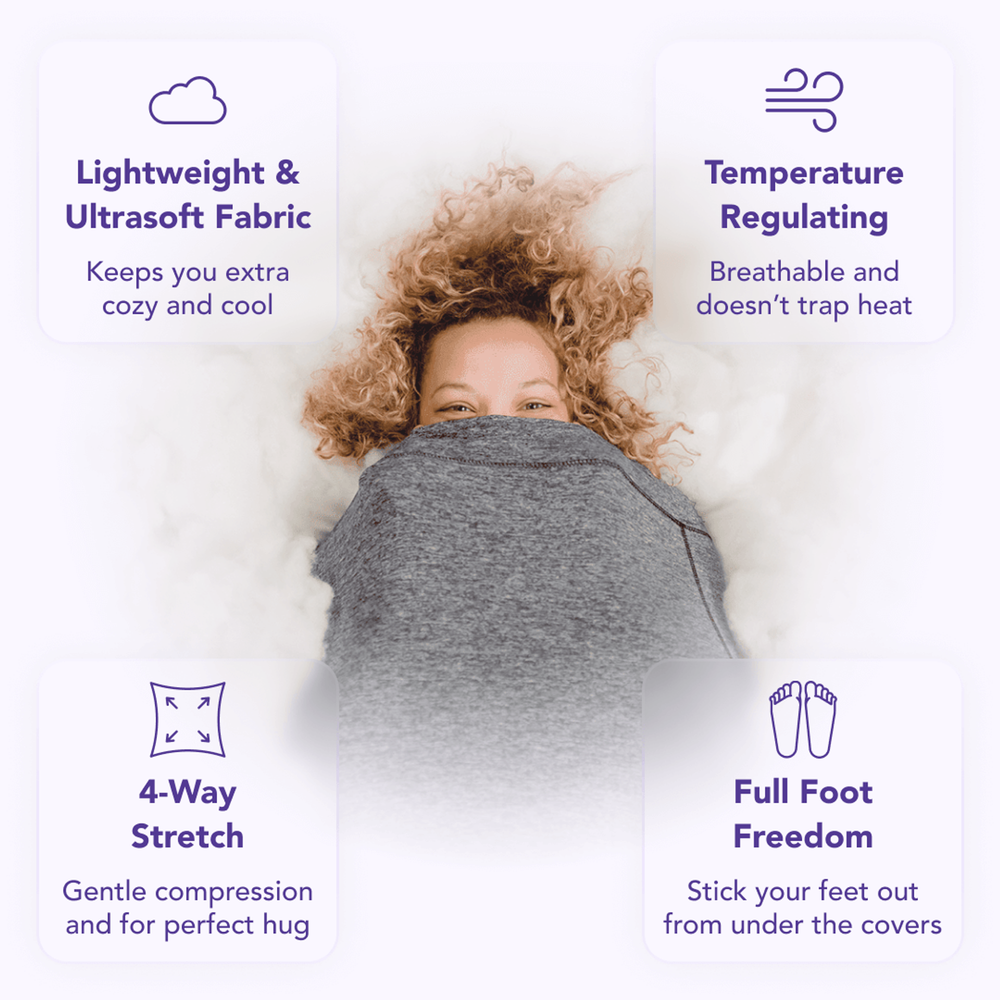 The Cocoon Swaddle Blanket For Anxious Sleepers