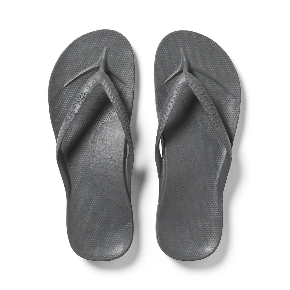 Arch Support Flip Flops - Classic - White