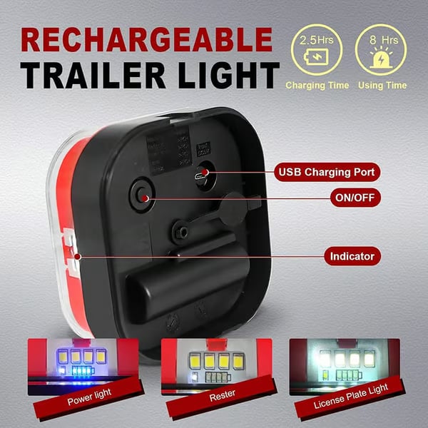 🔥Last Day 49% OFF - ✨Wireless Trailer Lights Kit
