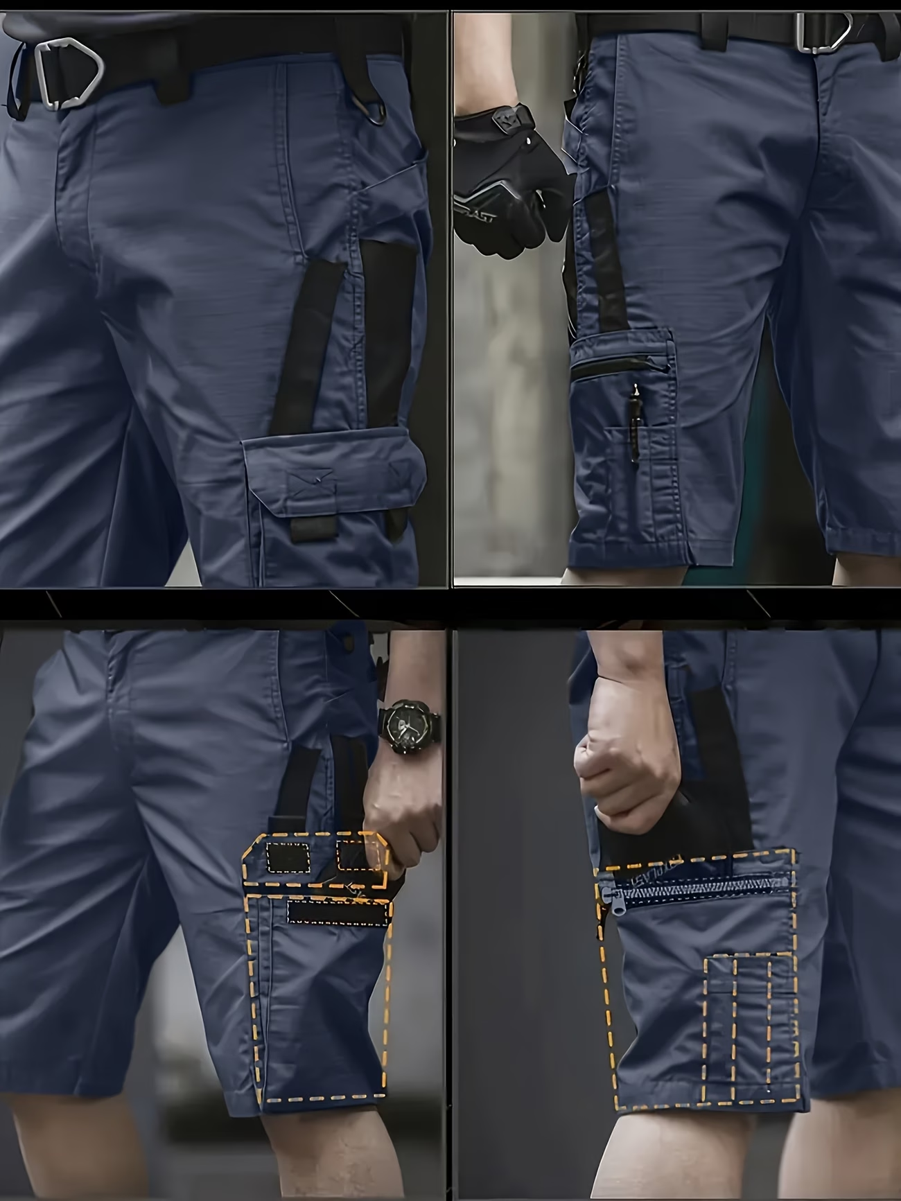 ✨Clearance Sale 60% OFF -  Men Cargo Shorts, Breathable Quick Dry Tactical Work Pants With Multi Pockets