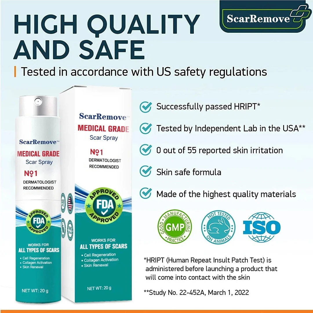 ❤️ScarRemoveTM Advanced Scar Spray For All Types of Scars - For example Acne Scars, Surgical Scars and Stretch Marks ⚡️⚡️⚡️