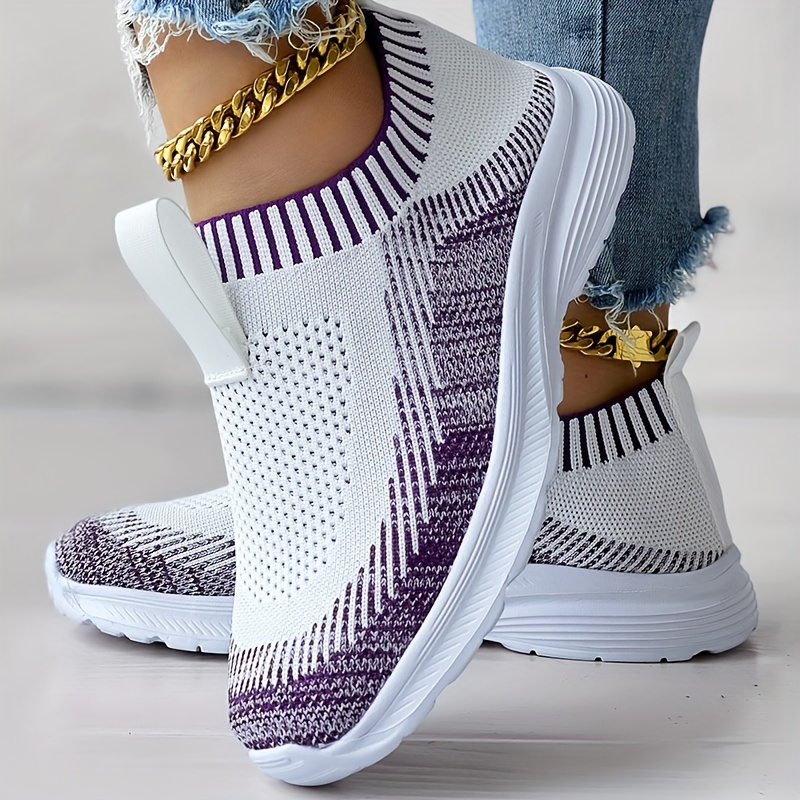 Women's Knit Breathable and Comfortable Orthopedic Sneakers