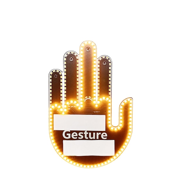 Middle Finger Gesture Light with Remote