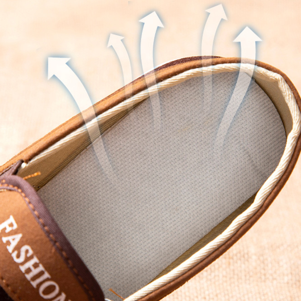 MAN'S CASUAL  COMFORTABLE SLIP-ON WORK SHOES