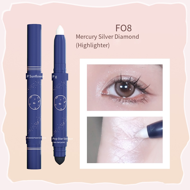 【New products imported from Korea】 Eye shadow pen highlight brightening pen eye shadow stick one touch forming new lazy people