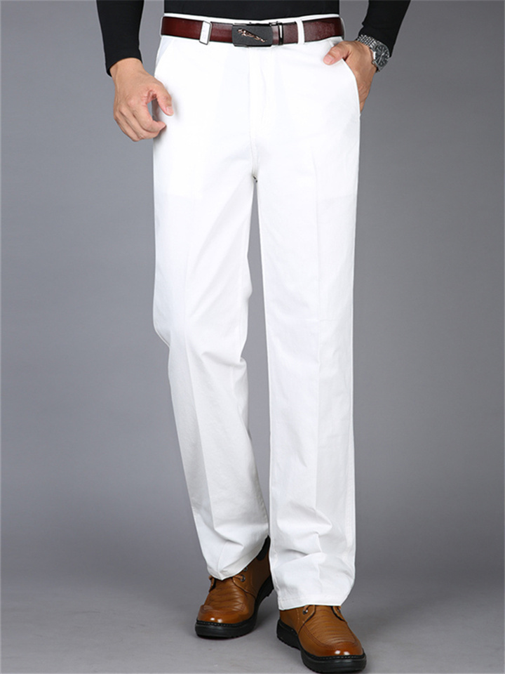 Men's Business Casual Cotton Linen Pants