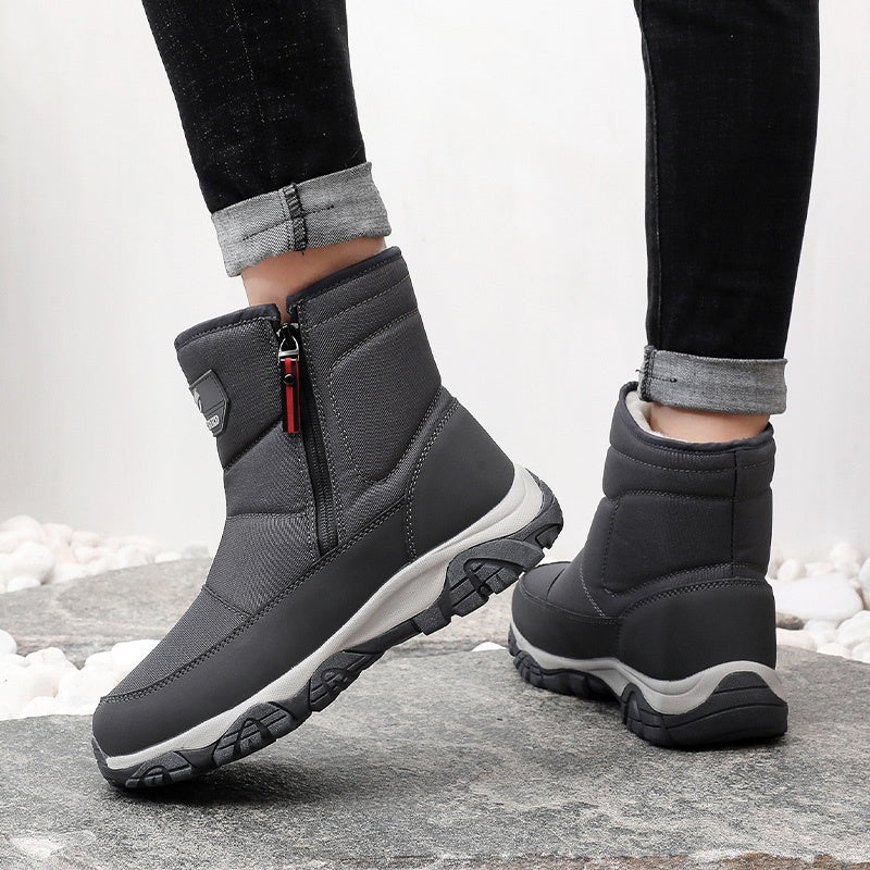 Men’s Waterproof Orthotic Winter Work Boots, Extreme Cold Protection, Non-Slip Durable Sole, All-Day Comfort Insulated Boots