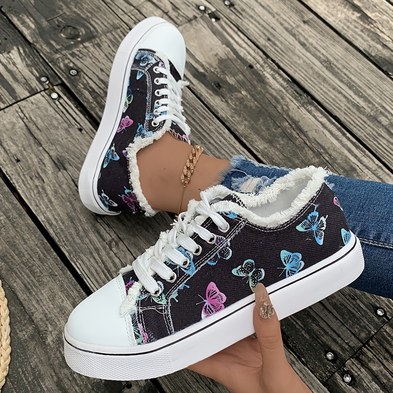 Women's Print Orthopedic Canvas Sneakers