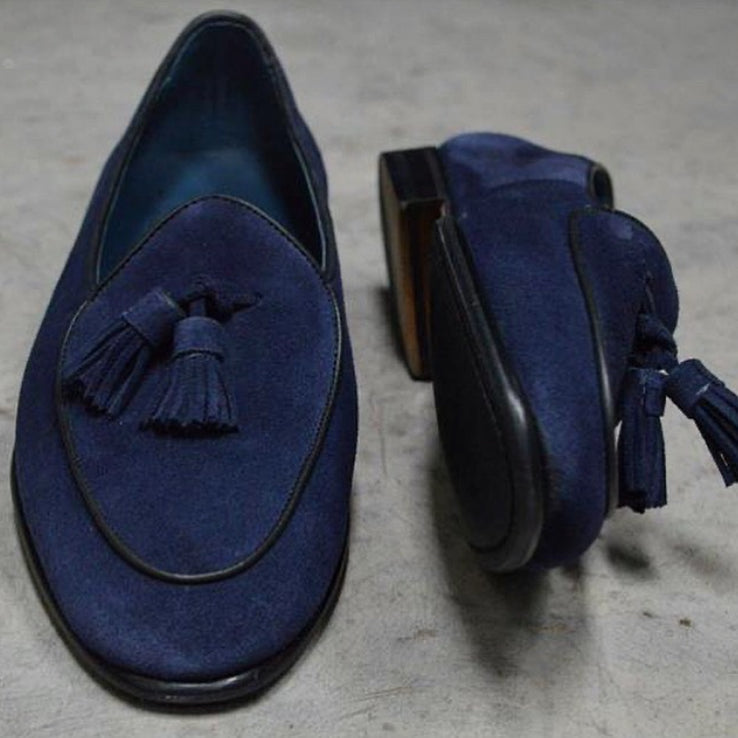 Men's Suede Boutique Loafers A09-Zittor