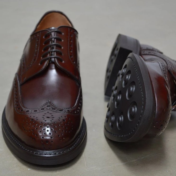 Men's Dark Brown Boutique Brogues Shoes A03-Zittor