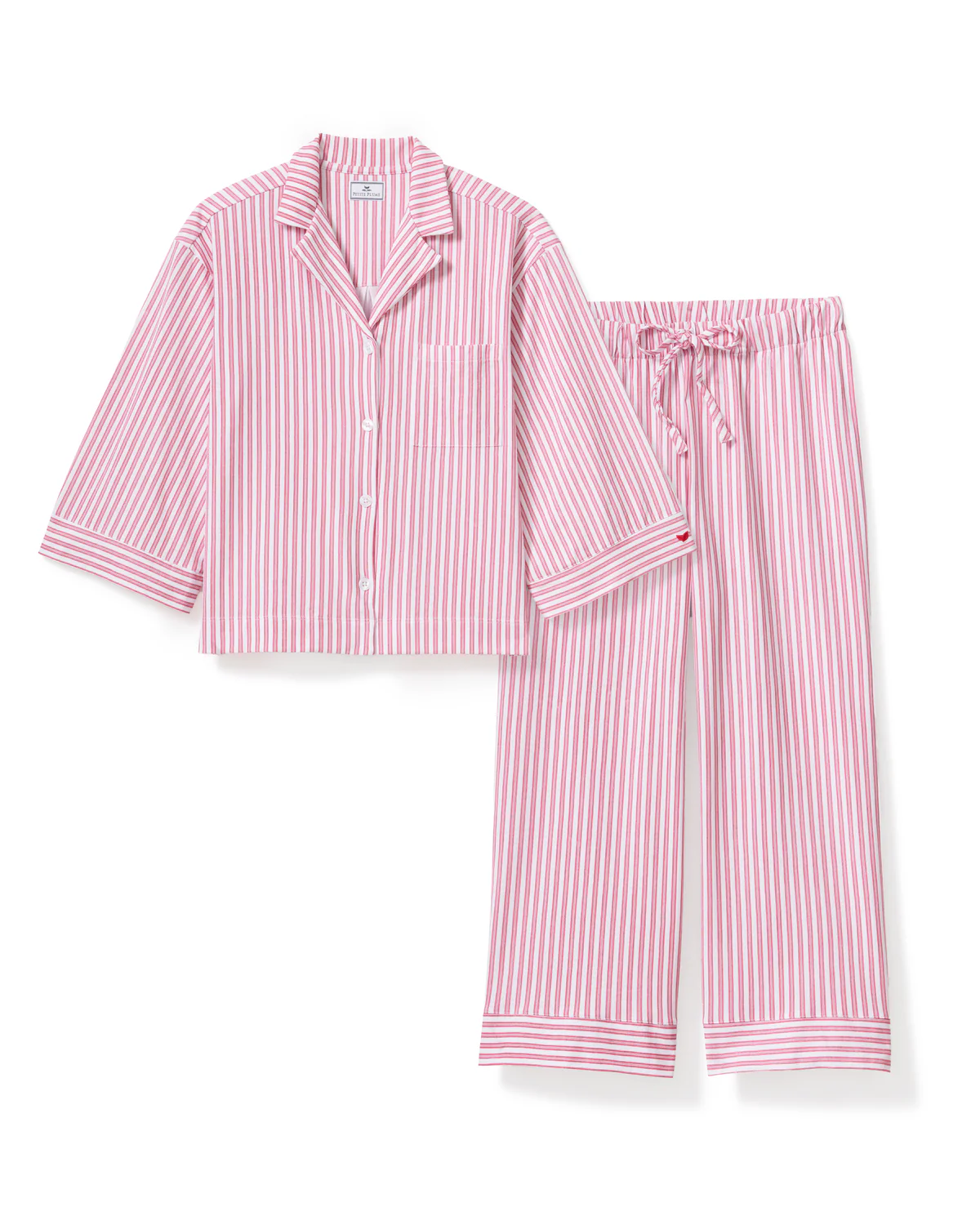 The Olivia Wide-Leg Pima Cotton Pajama Set