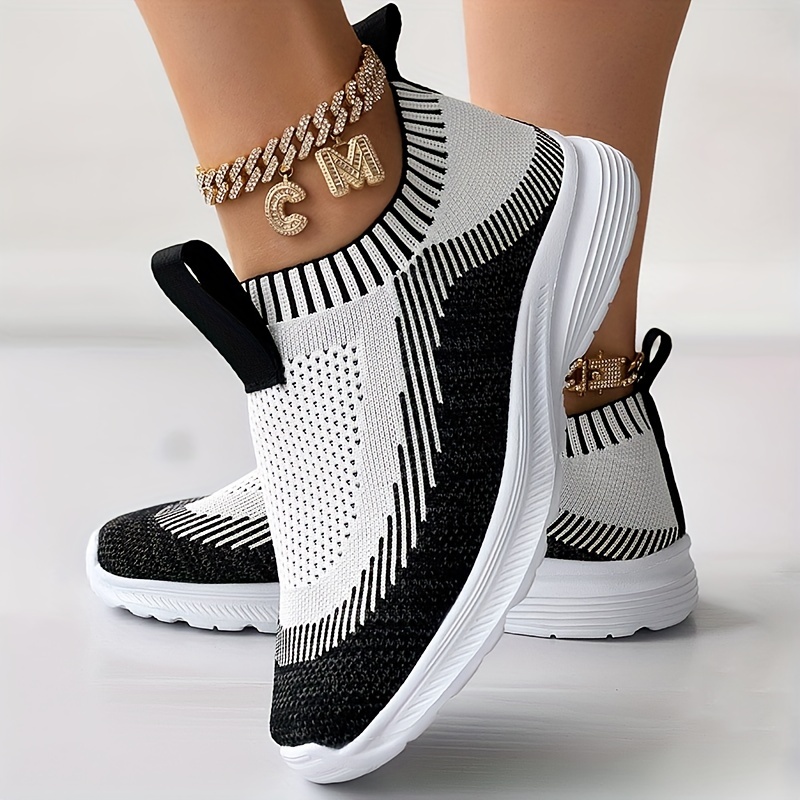 Women's Knit Breathable and Comfortable Orthopedic Sneakers