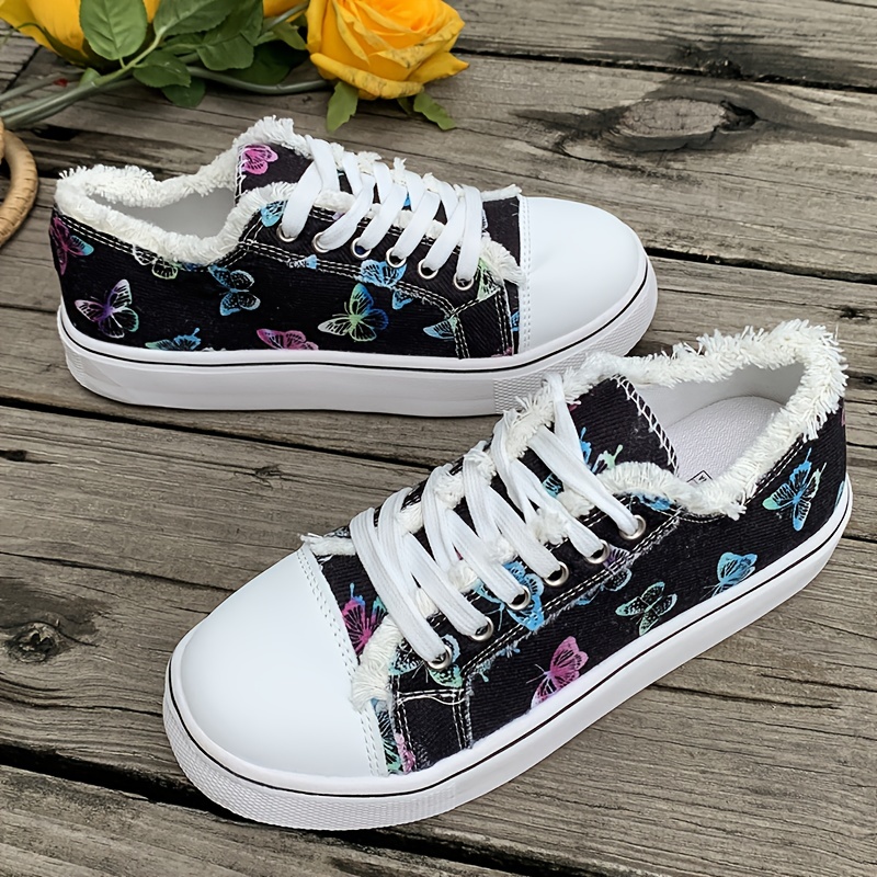 Women's Print Orthopedic Canvas Sneakers