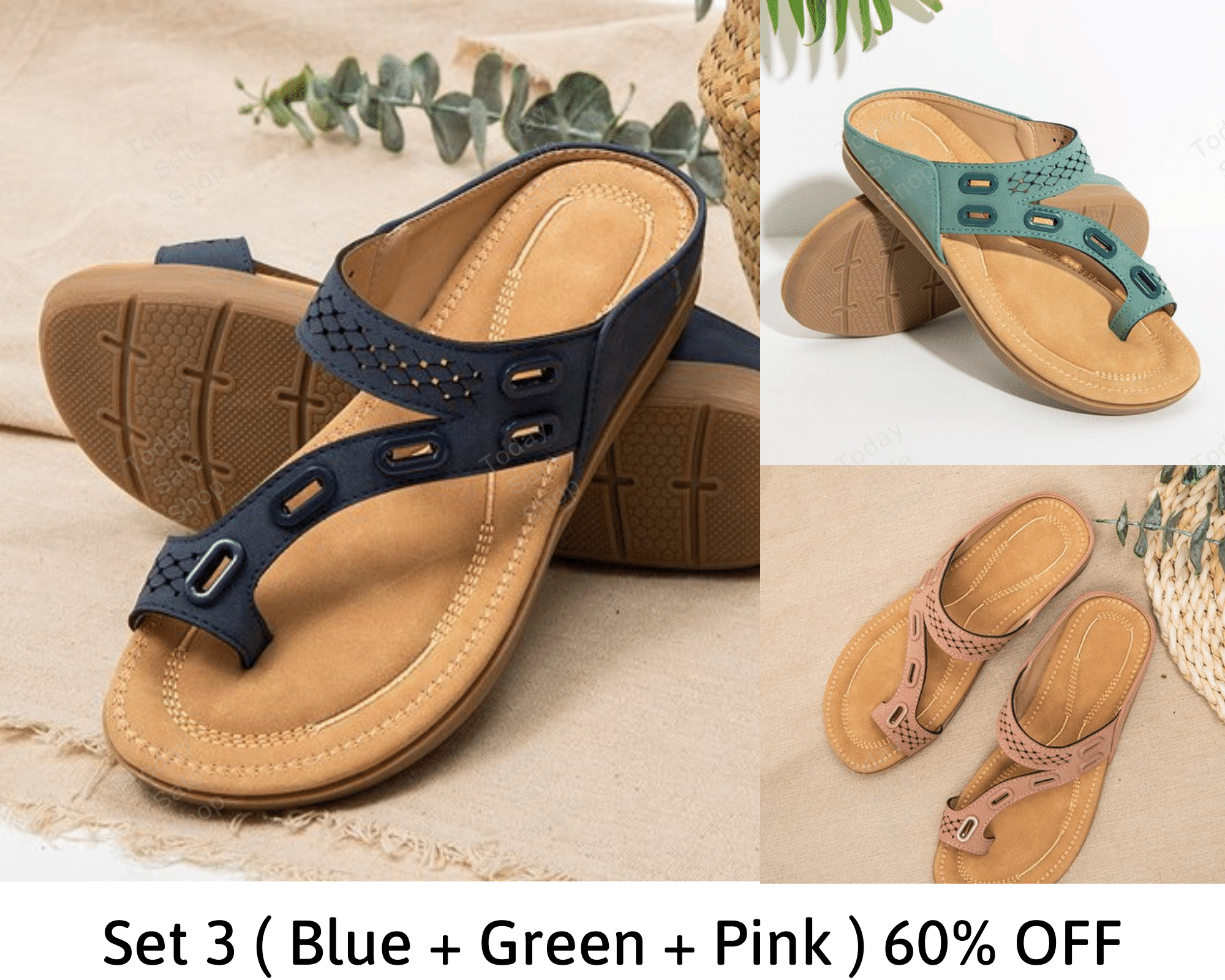🔥[#1 TRENDING SUMMER 2022] SOFT FOOTBED ORTHOPEDIC SUMMER SANDALS