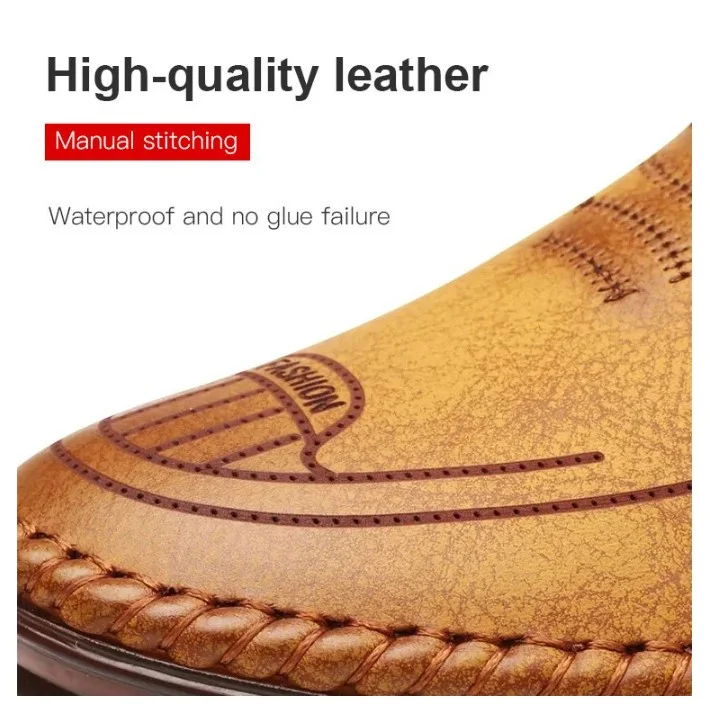 Men's Casual Fashionable Soft-sole Leather Shoes