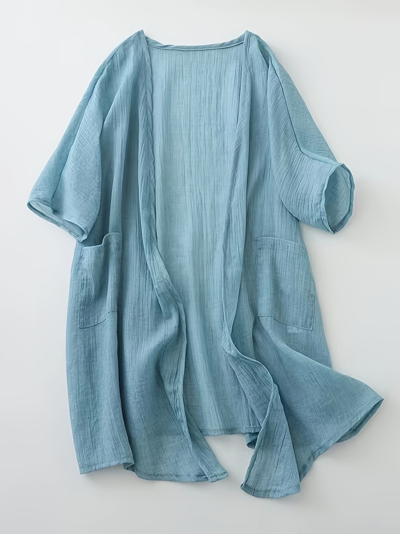 Breathable Linen Open Front Shirt for Summer（BUY 2 GET FREE SHIPPING)