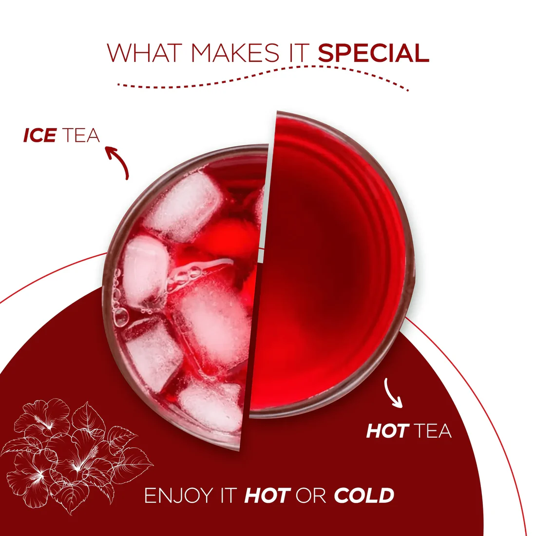 Natural Hibiscus Herbal Tea – Daily Wellness Drink