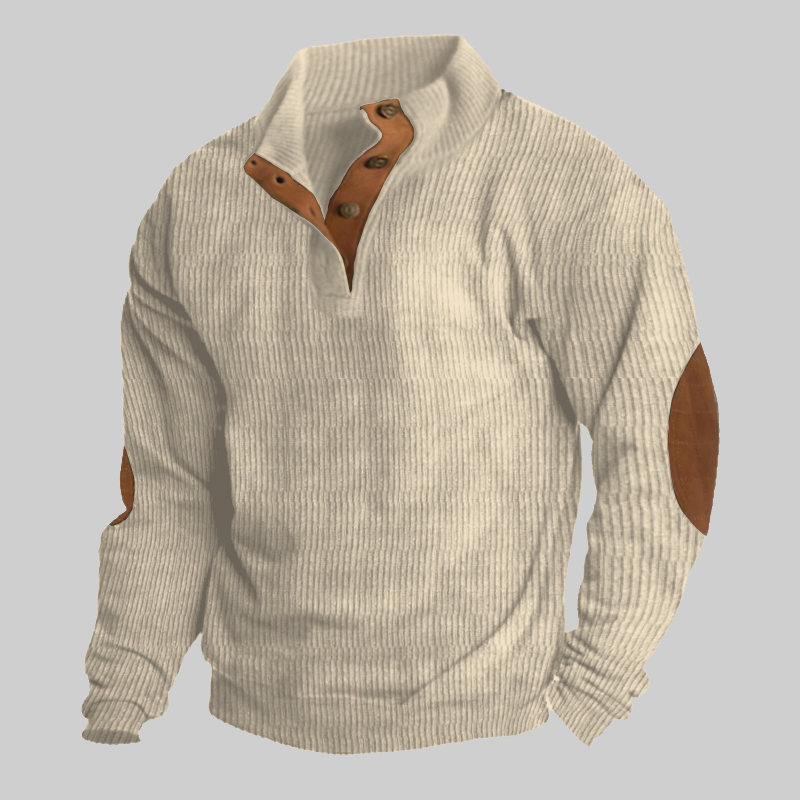 Men's Outdoor Casual Stand Collar Long Sleeve Sweatshirt