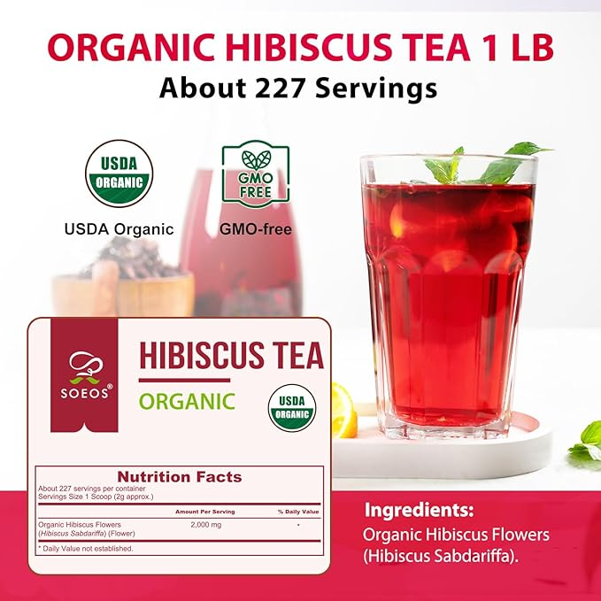 Natural Hibiscus Herbal Tea – Daily Wellness Drink