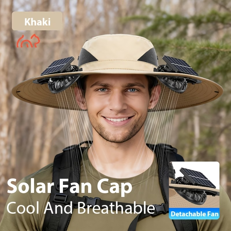 Beat the Heat with Our Solar-Powered Cooling Hat! 🌀