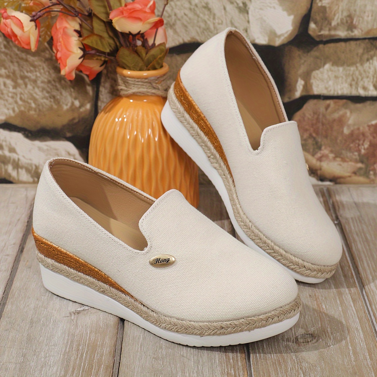 Women's Solid Color Casual Loafers