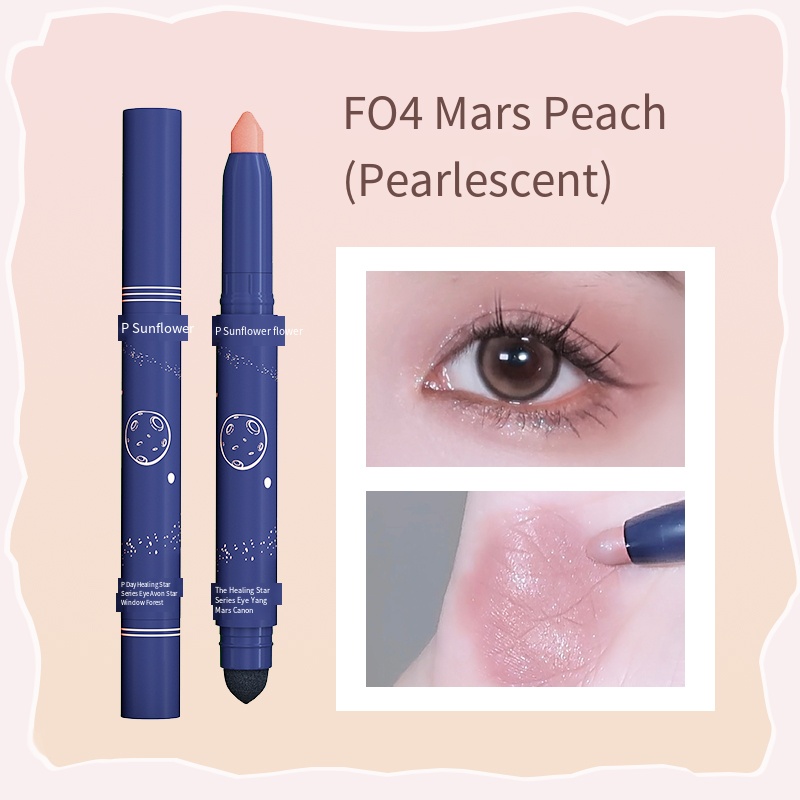 【New products imported from Korea】 Eye shadow pen highlight brightening pen eye shadow stick one touch forming new lazy people