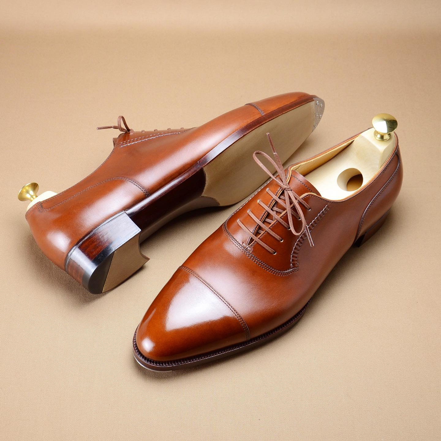 New yellow fashion lace-up shoes-Zittor