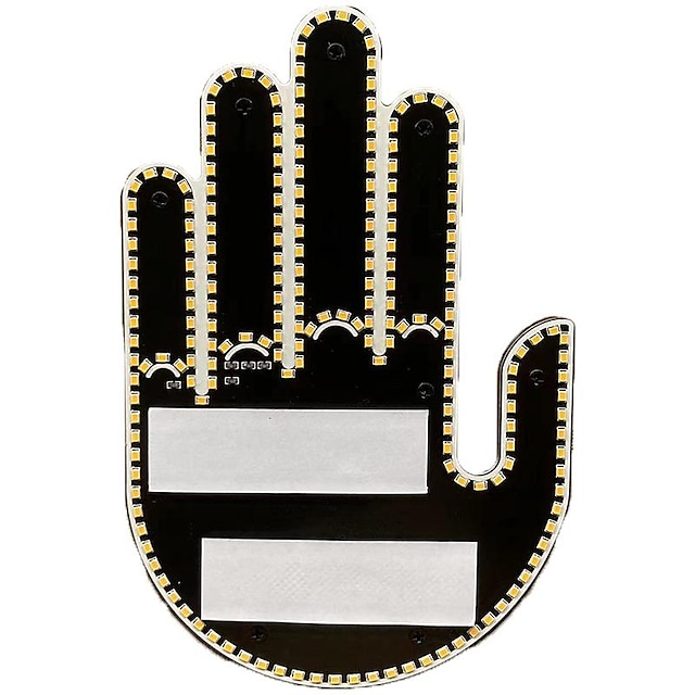 Middle Finger Gesture Light with Remote