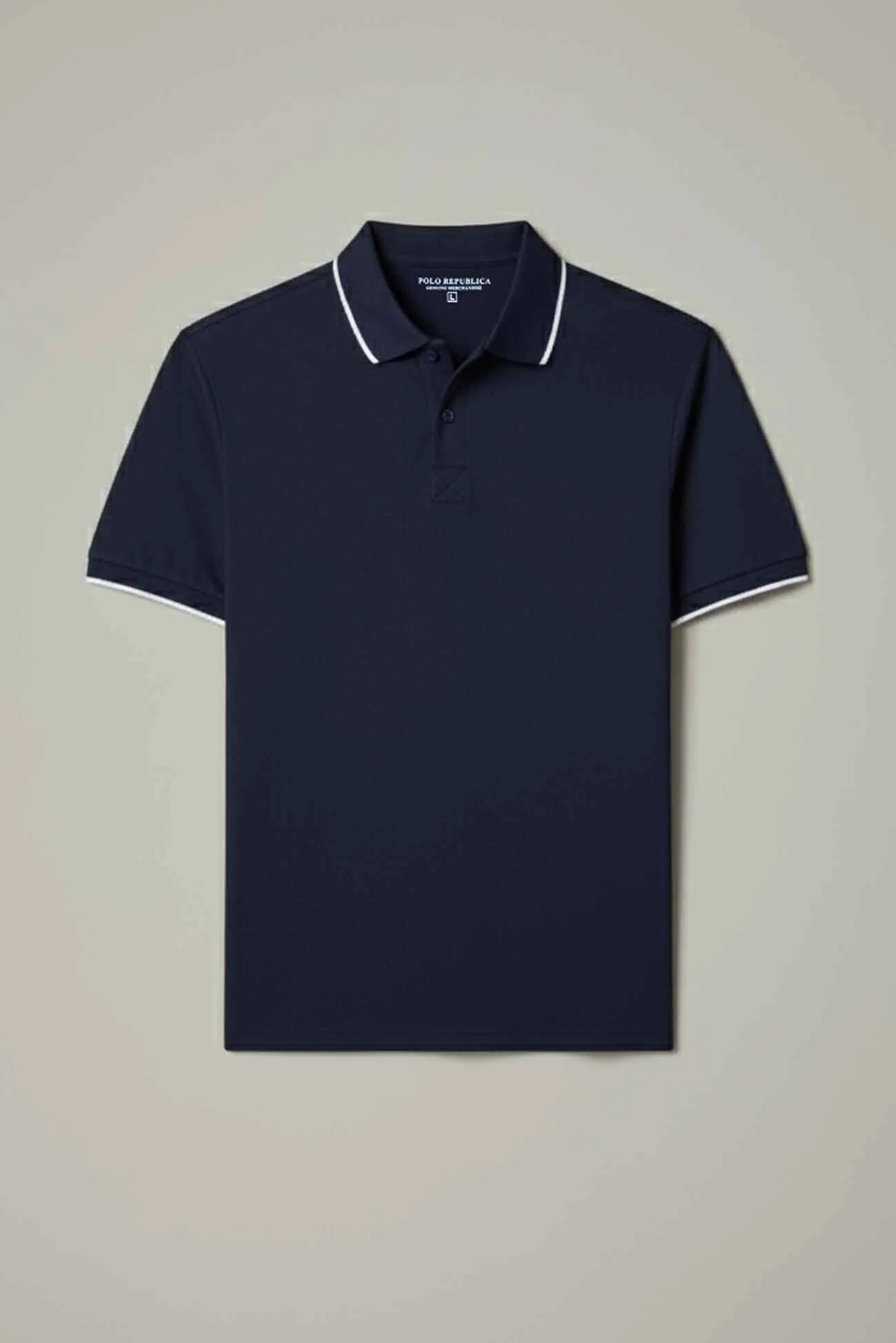 Polo Republica Men's Tipped Polo Shirt