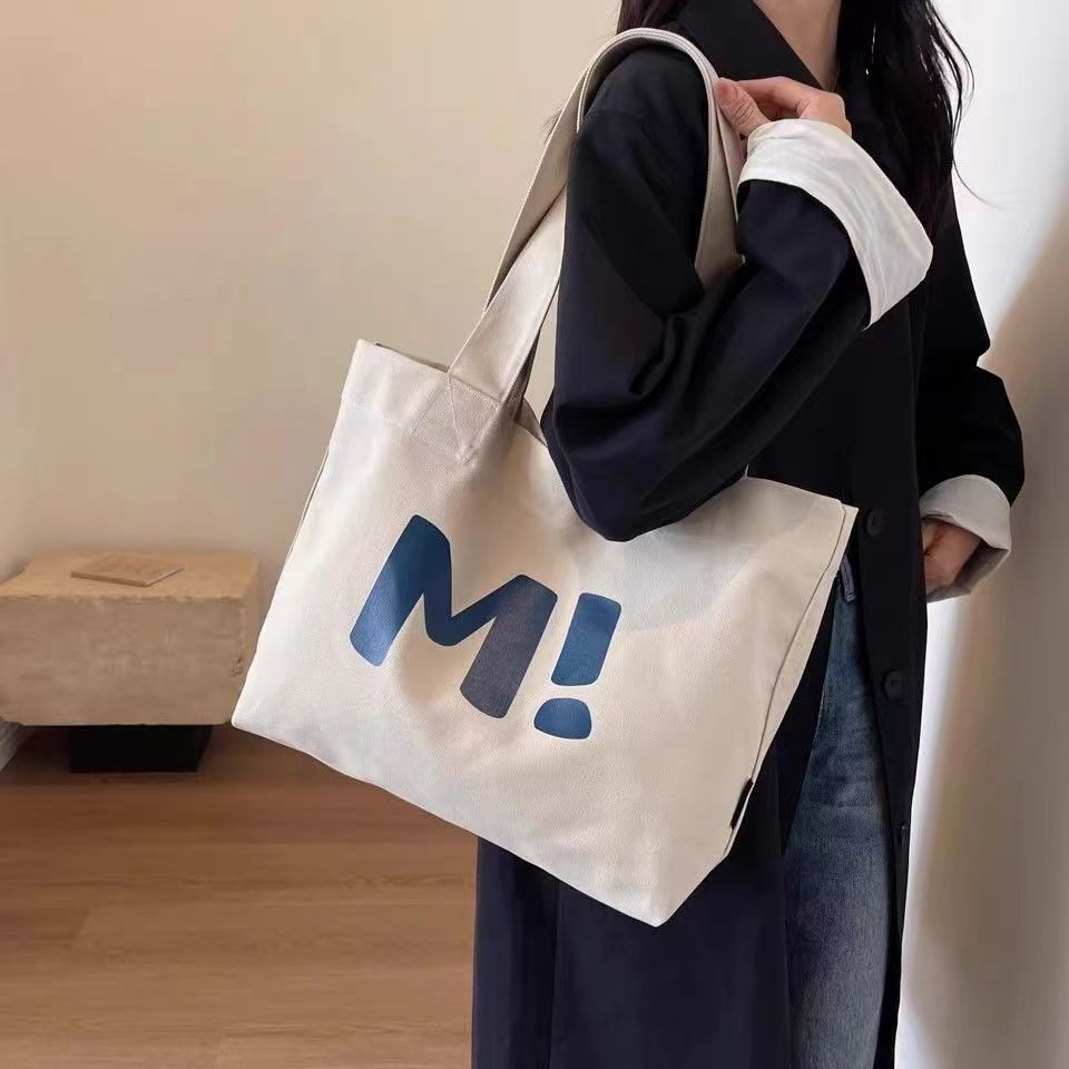 Daily Multi-Pocket Mini Canvas Tote Bag