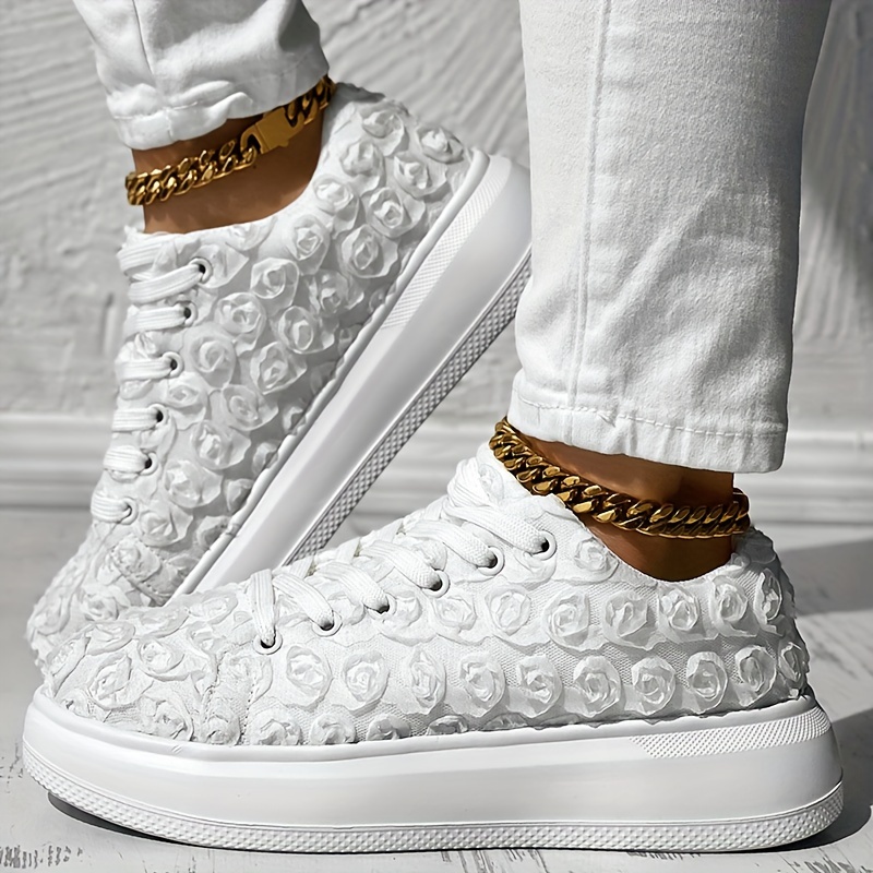 Women's Bridal Floral 3D Sneakers