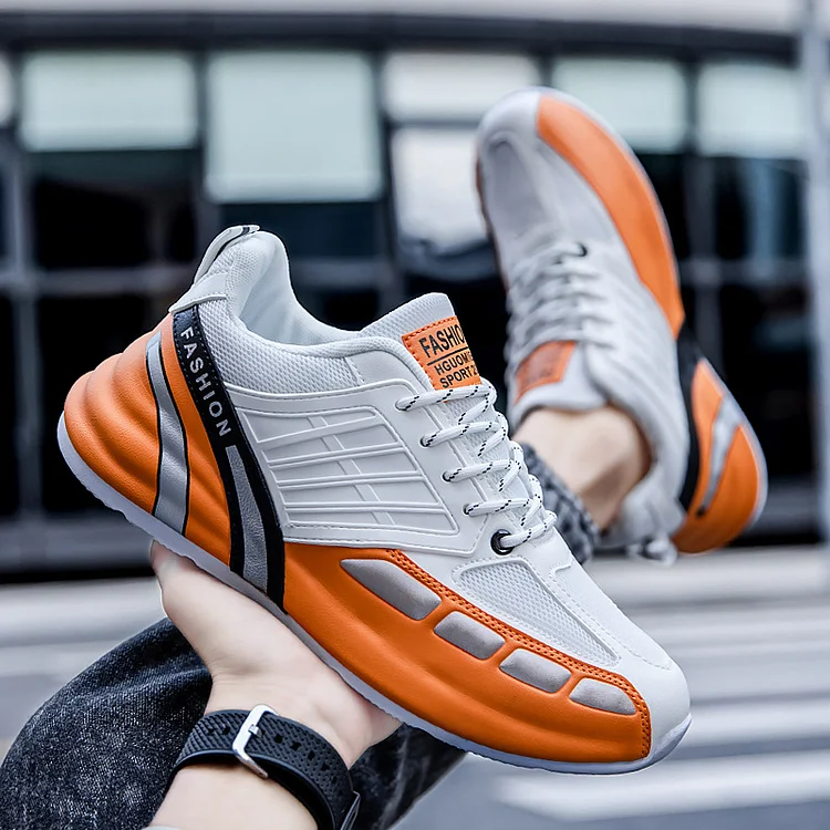 Men's Breathable Leather Sneakers(Big Sale💥)-Zittor