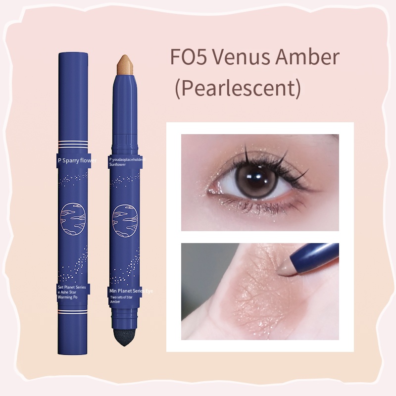 【New products imported from Korea】 Eye shadow pen highlight brightening pen eye shadow stick one touch forming new lazy people