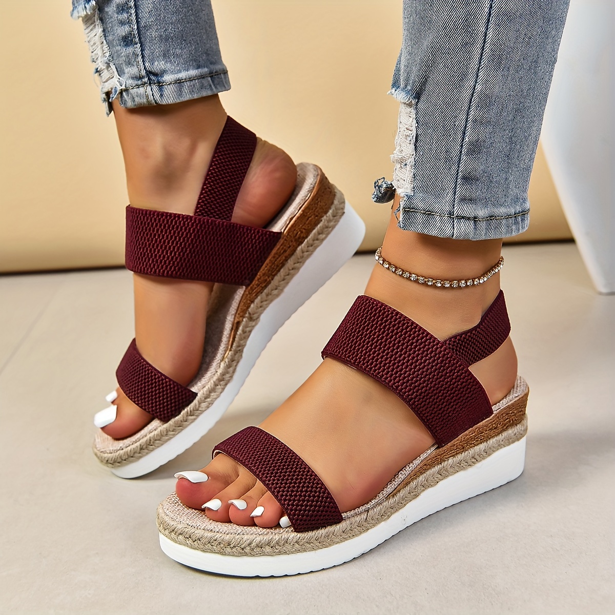 Women's Simple Wedge Sandals