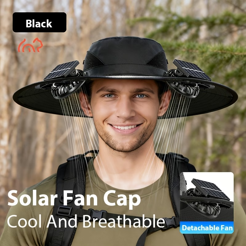 Beat the Heat with Our Solar-Powered Cooling Hat! 🌀