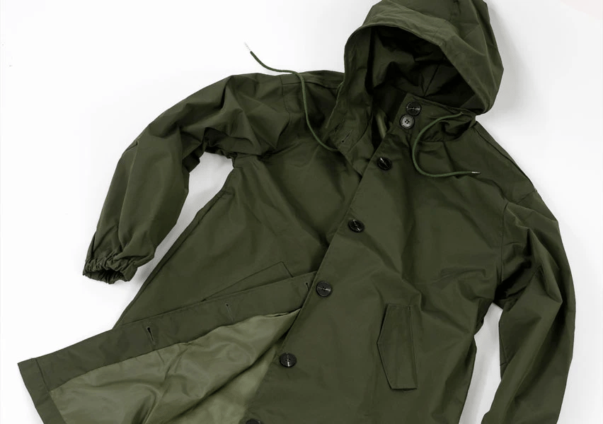 Water Resistant Oversized Hooded Windbreaker Rain Jacket