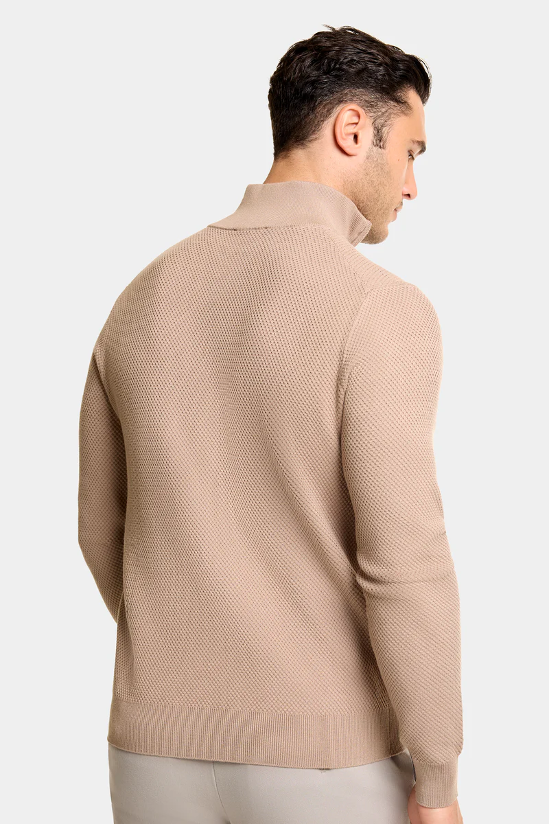 THE FABIO HALF ZIP SWEATER