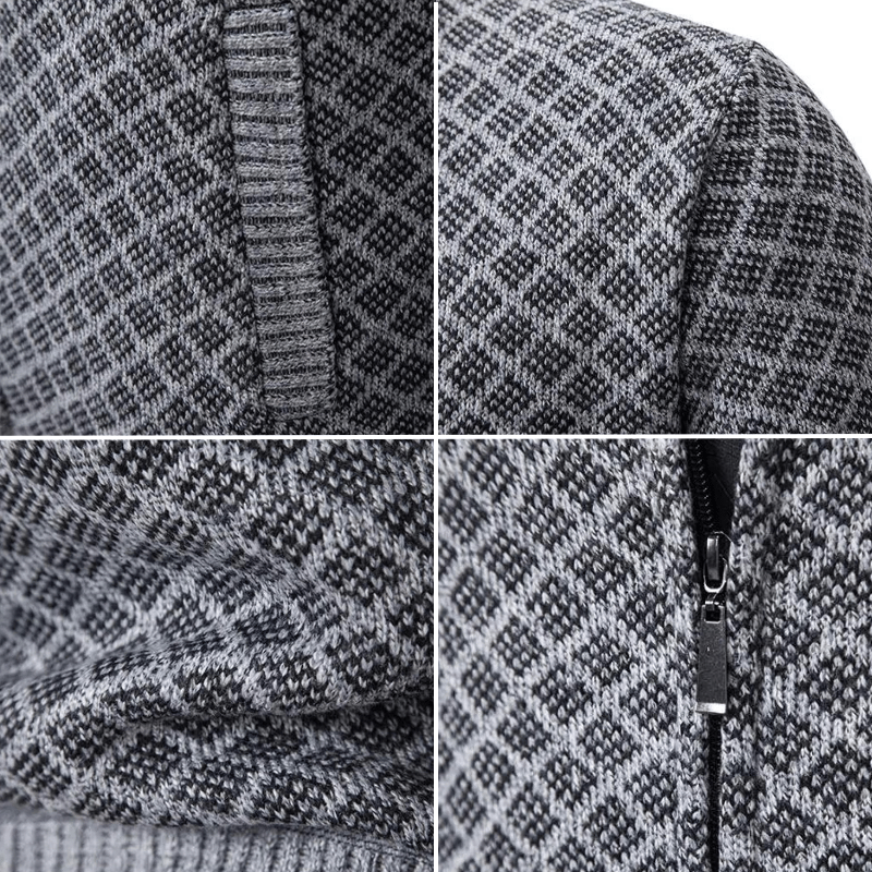 REMY-DOÎR JACQUARD KNITTED SWEATER