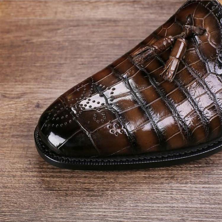 Classic Alligator Tassel  Slip-On Shoes-Zittor