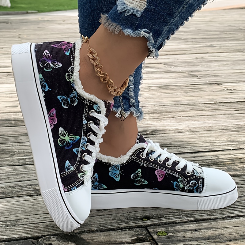 Women's Print Orthopedic Canvas Sneakers