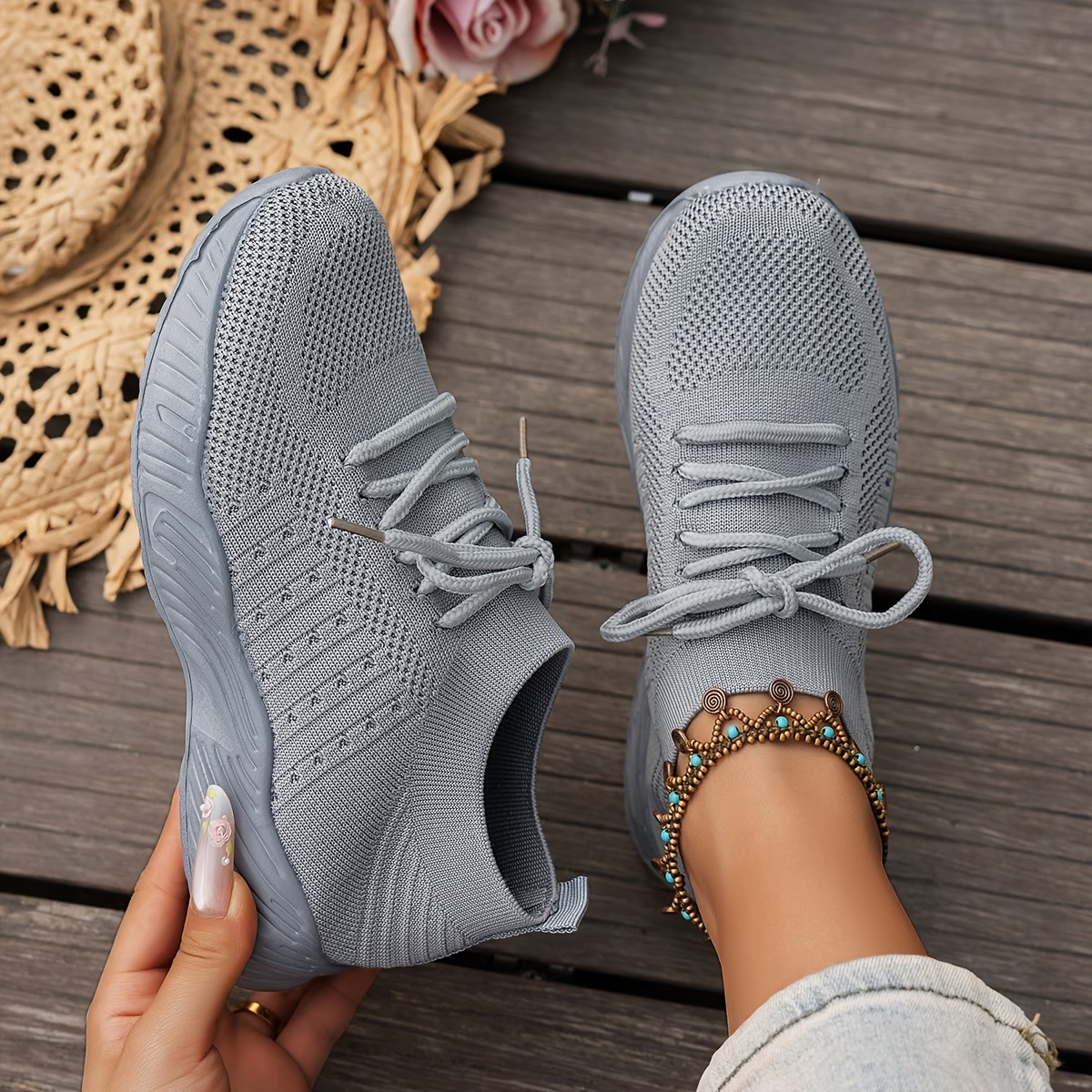 [Copy]💥Last Day 49% OFF -Women's Woven Orthopedic Breathable Soft Sole Shoes