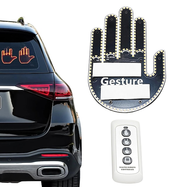 Middle Finger Gesture Light with Remote