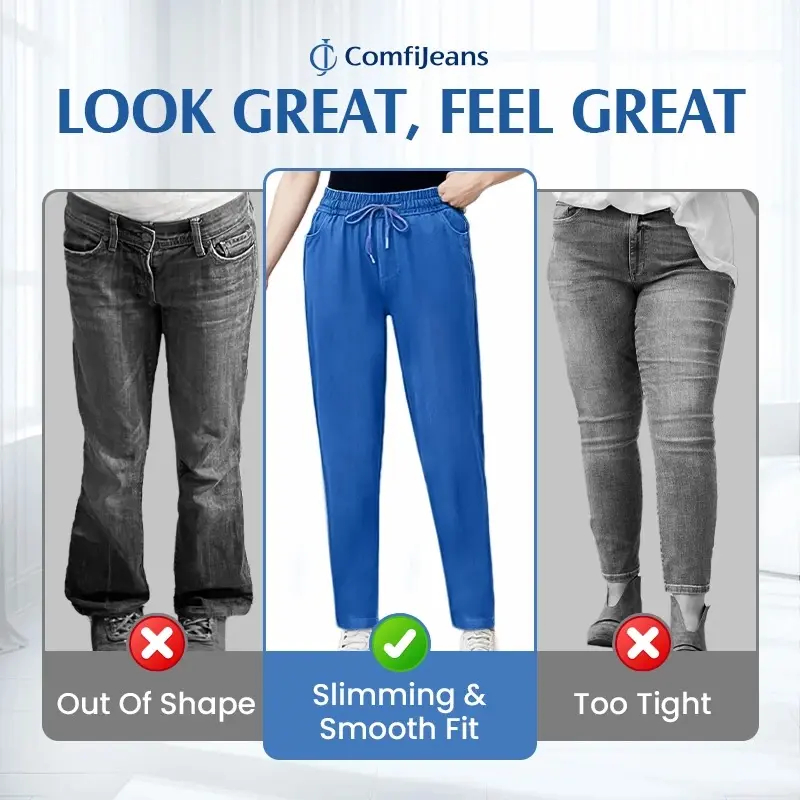 ComfiJeans - LAST DAY 70% OFF - High Waist Ultra-Stretch Mom Jeans