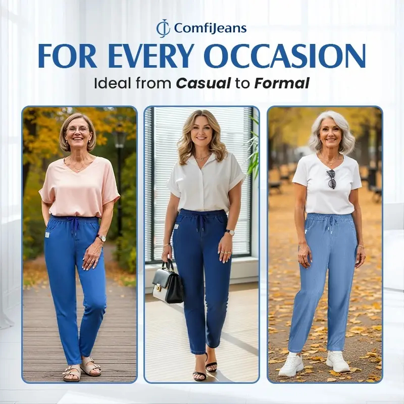 ComfiJeans - LAST DAY 70% OFF - High Waist Ultra-Stretch Mom Jeans