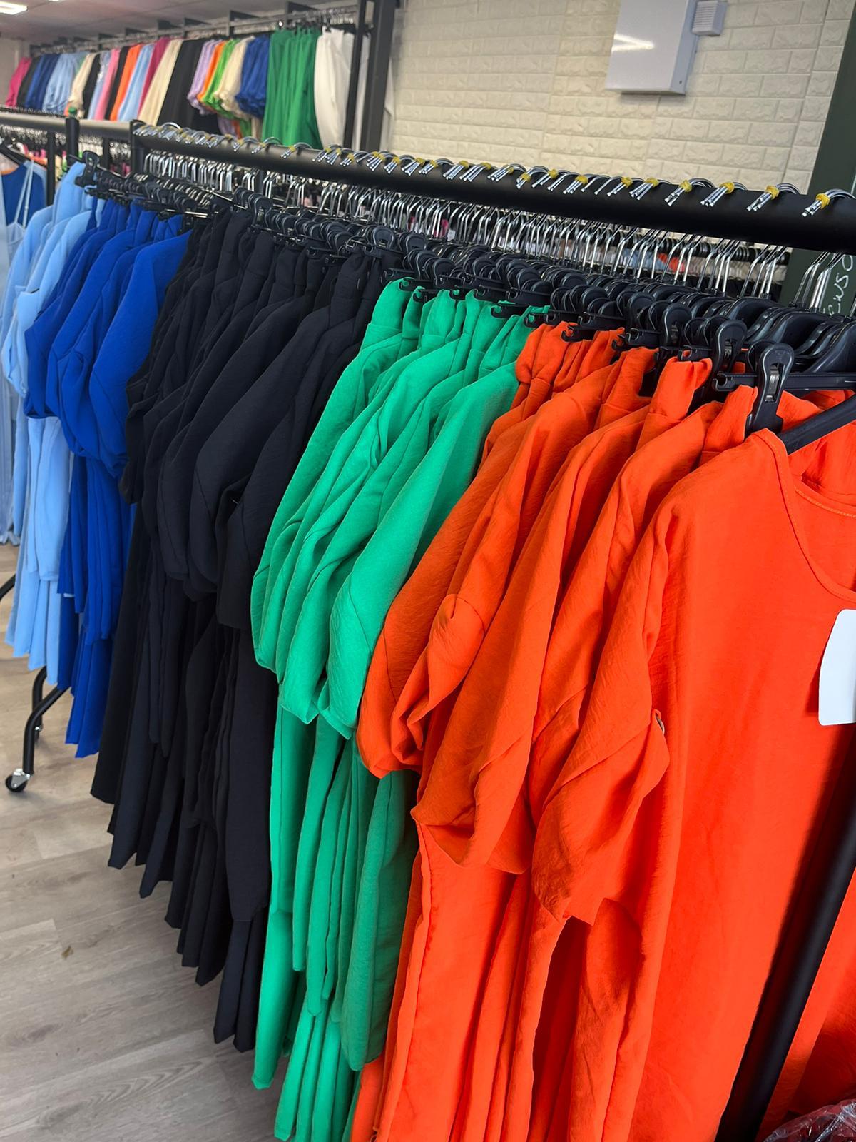 Selma button-up sleeve loungewear set