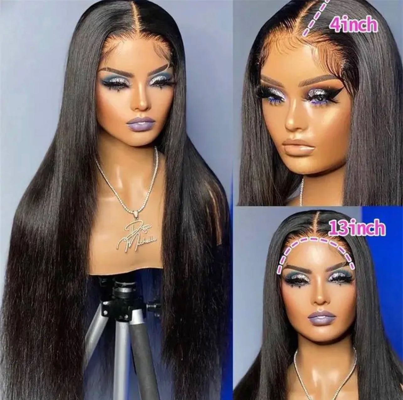 Frontal Silk Straight Glueless HD Lace Wig